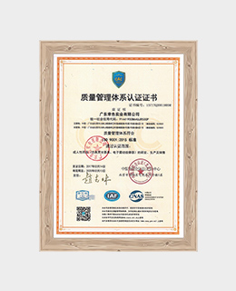 ISO9001質(zhì)量管理體系認(rèn)證書